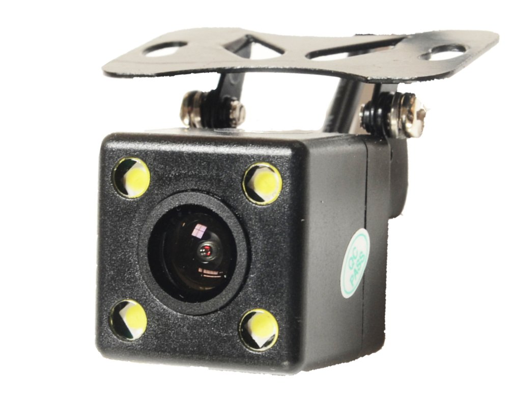 【ポイント10倍】バックカメラ CCD カメラ 小型 車載カメラ リアカメラ 広角170度 CCDバックカメラ 防水 角度調整可能 車載バックカメラ 高輝度LEDライト ガイドライン付き ［CCDカメラ 車 角型 led 12V］ 送料無料 DRBM02