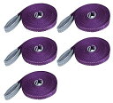 スリングベルト 5本セット 5m 幅25mm 使用荷重1000kg 吊りベルト ベルトスリング ナイロンスリング ナイロンスリングベルト 繊維ベルト 荷吊りベル...