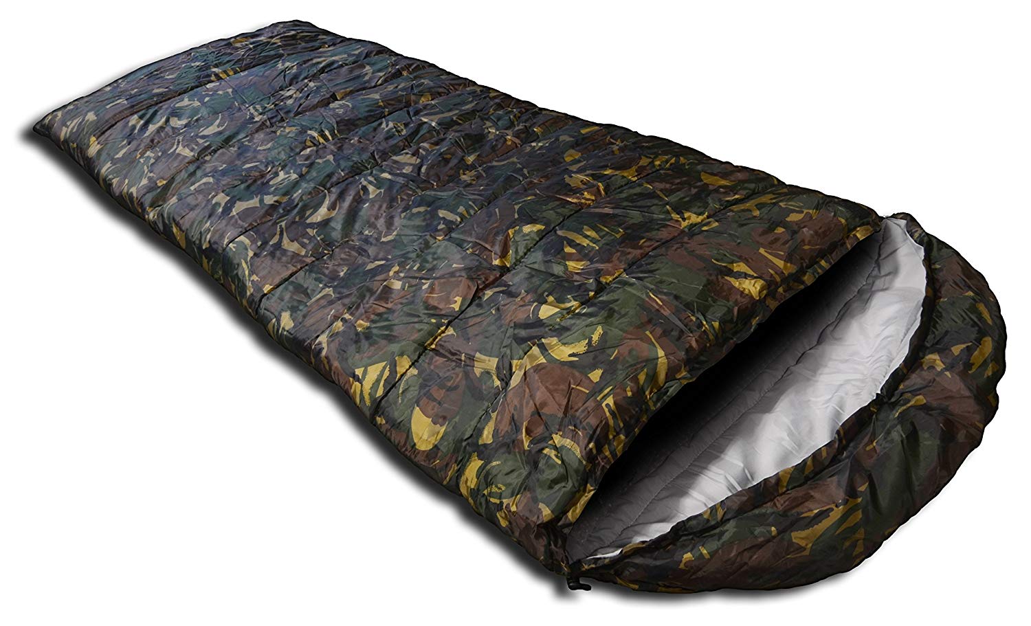 寝袋 シュラフ 封筒型 洗える 丸洗い 耐寒温度 -6℃ カモフラージュ camouflage 迷彩 冬用 夏用 軽量 コンパクト 登山 キャンプ ツーリング アウトドア 車中泊 防災 災害 緊急 オールシーズン キャンプ用品 アウトドア用品 災害対策 圧縮袋 収納袋付き 送料無料 ODSBPSBCM