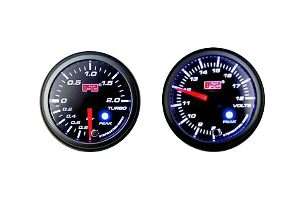 オートゲージ 2点セット 2連メーター ブースト計 電圧計ト オートゲージ 60Φ 追加メーター PK ワーニン..