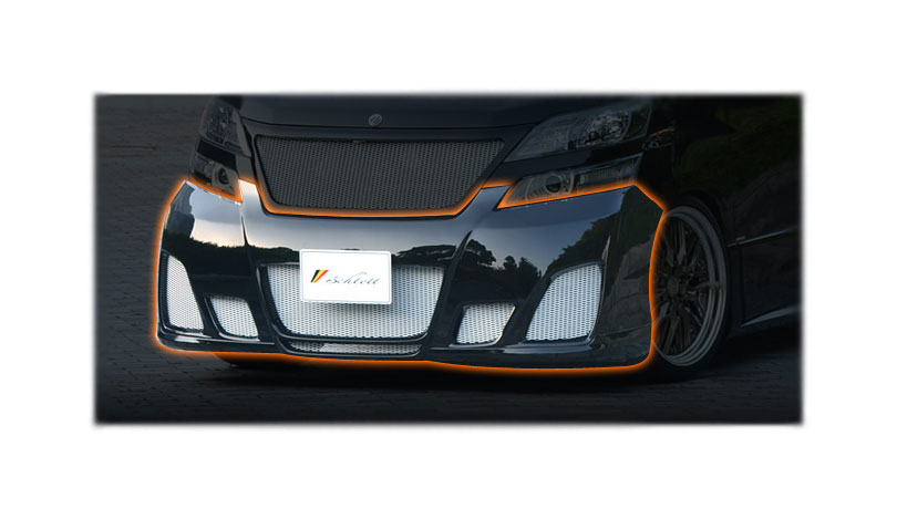 TOYOTA VELLFIRE ヴェルファイア GGH20 25後期 Z V X ZR フロントバンパー 未塗装 送料無料 A0748