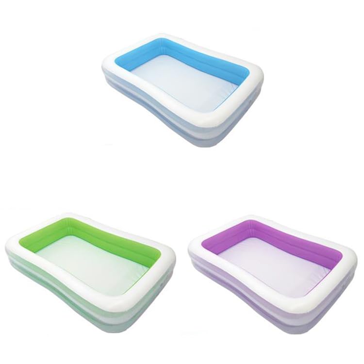 プール 大型 ビニールプール 家庭用 2.4m 2気室 青 緑 紫 ファミリープール ジャンボプール キッズプール 家庭用プール レジャープール 子供用プール 大容量 大きい 子供用 ビニール 屋外用 ベランダ 水遊び おもちゃ 240×160×45cm 送料無料 GAC002