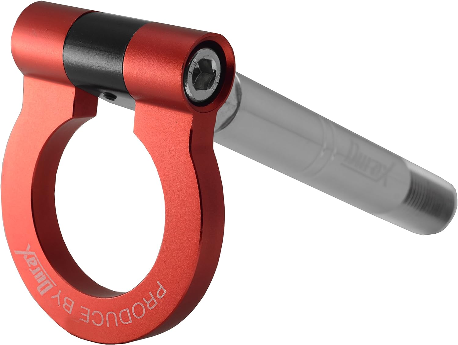 けん引 フック 汎用 牽引フック トーイングフック M22×P2.0 可倒式 脱着式 折りたたみ式 軽量 競技 レース ドレスアップ レッド 赤 送料無料 TH120R