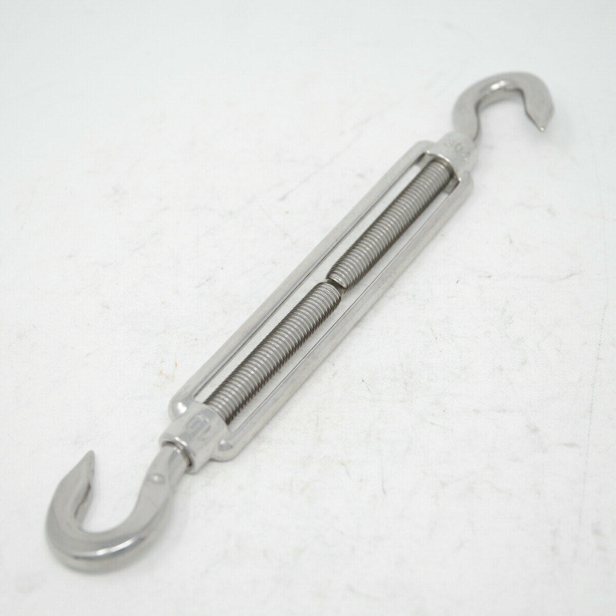 タンバックル 10mm　ステンレス　 SUS304　ワイヤー　ロープ　タイロッド　ターンバックル　工場　現場用　商品 生産加工用品 機械部品　両端フック　枠式