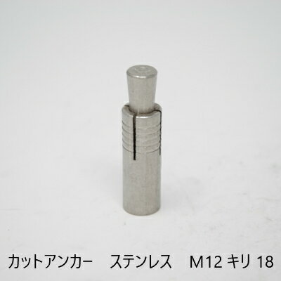 Rakuten - 【最大10％OFFクーポンあり】カットアンカー　SUS M12 キリ18　配管　軽天　空調　ケーブルラック　足場　ステン　ホーク