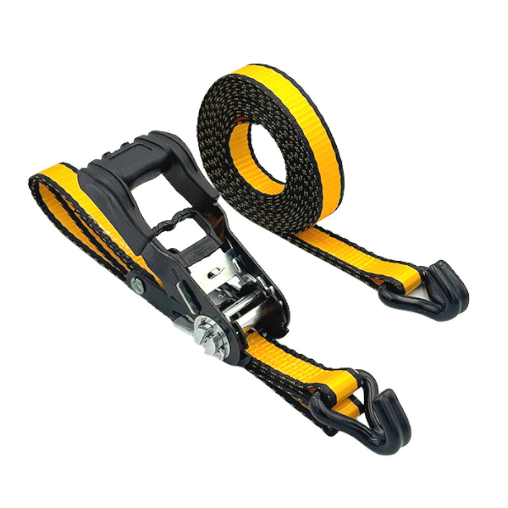 Rakuten - 【最大10％OFFクーポンあり】ラッシングベルト 25mmx(1mx4m) 0.25t 25mm 1m 4m ポリエステル 建築資材 工事用