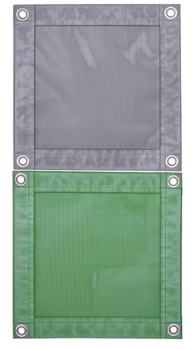 Rakuten - 【最大10％OFFクーポンあり】防炎メッシュシート グリーン 1．8x3．6m ★