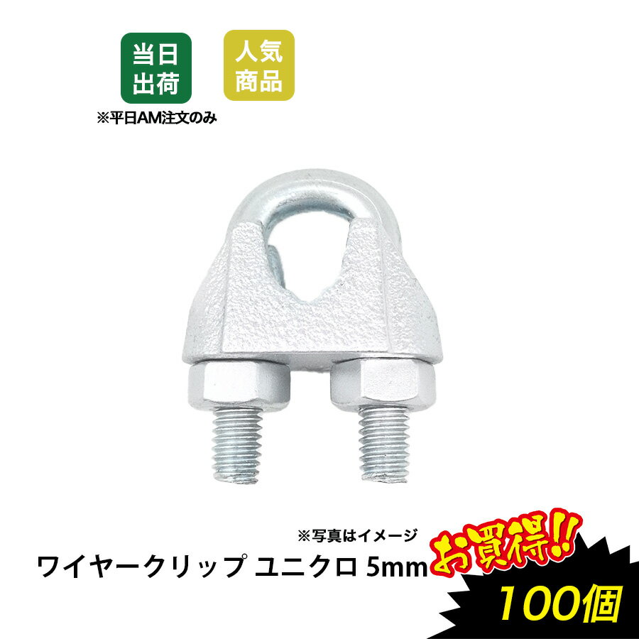 【最大10％OFFクーポンあり】ワイヤークリップ 5mm=3/16 ユニクロ 鉄.ユニクロメッキ 電気亜鉛メッキ ..
