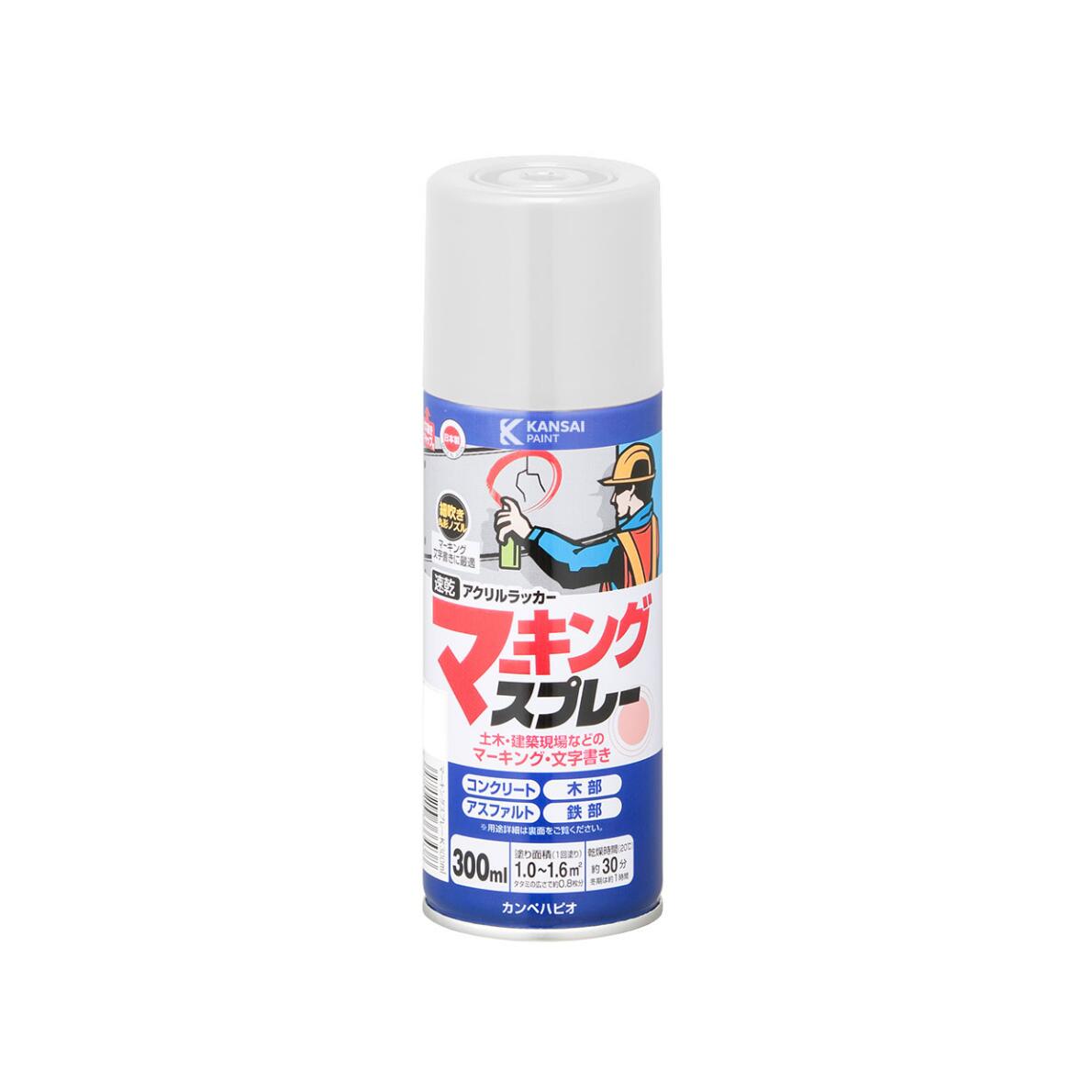 ・サイズ：60φx188・材質：ラッカー系・用途：マーキング用スプレー・商品のアピールポイント：工事現場や道路工事、測量現場などで使用されるラインや印のマーキング用スプレー塗料