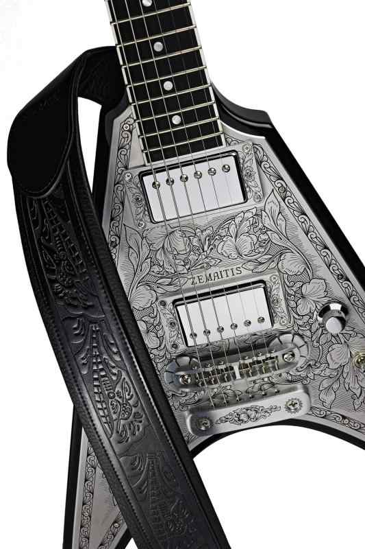 ZEMAITIS ゼマイティス ストラップ Embossed Leather Strap