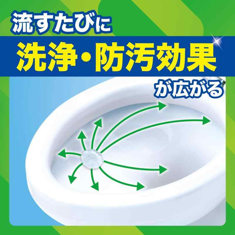 トイレ掃除 トイレスタンプ 防汚 フレッシュソープの香り 本体ハンドル+詰め替え用 4本(24スタンプ分) 洗剤 洗浄剤 掃除 付け替え用 まとめ買い .co.