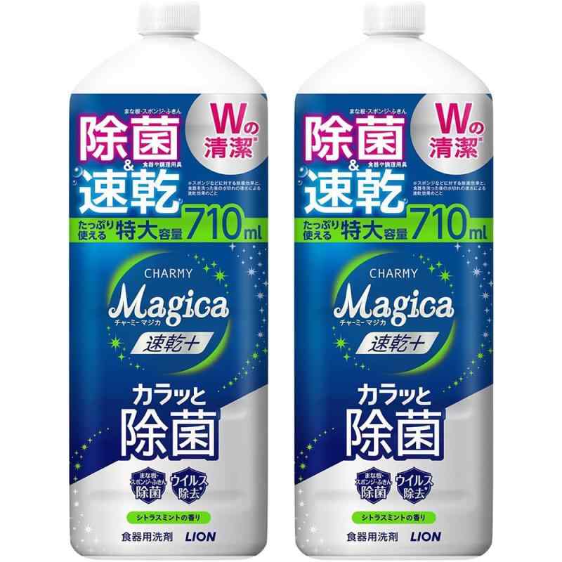 チャーミー マジカ( Magica) まとめ買い 大容量 チャーミーマジカ 食器用洗剤 速乾プラス カラッと除菌..
