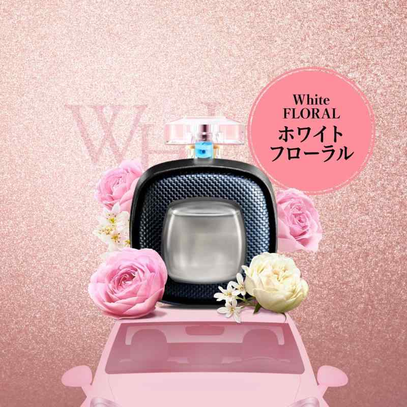 ファブリーズ まとめ買い 消臭芳香剤 車用 イージークリップ ホワイトフローラル 2.4mLx4個