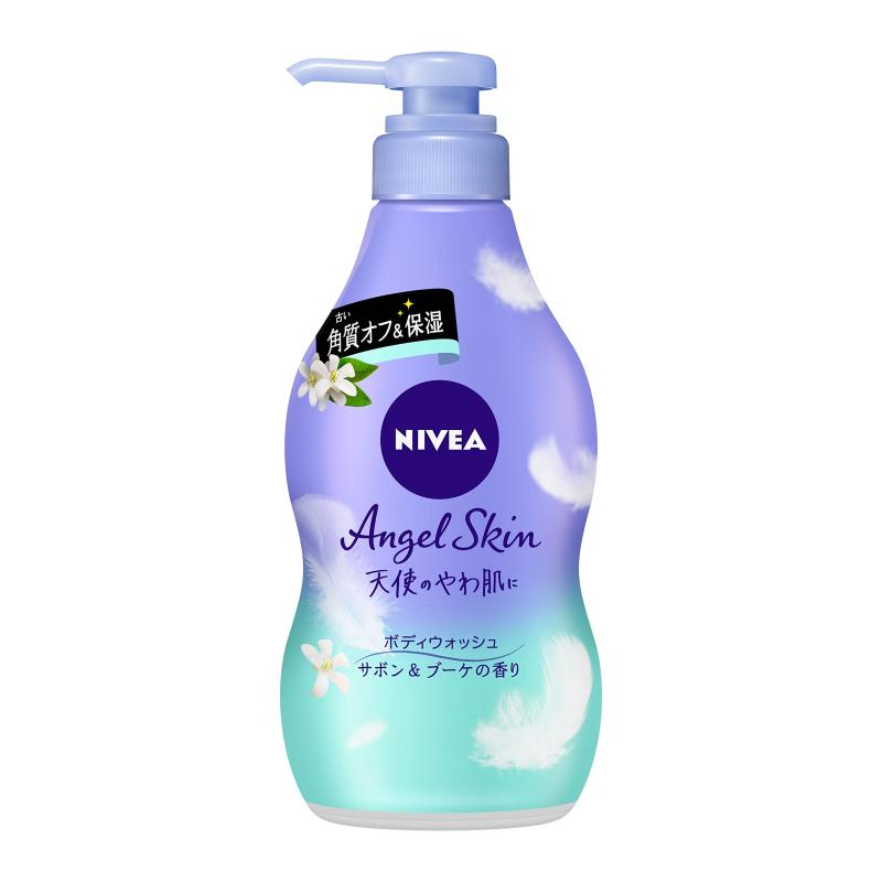 ニベア エンジェルスキン ボディウォッシュ サボン ブーケの香り ポンプ 480ml