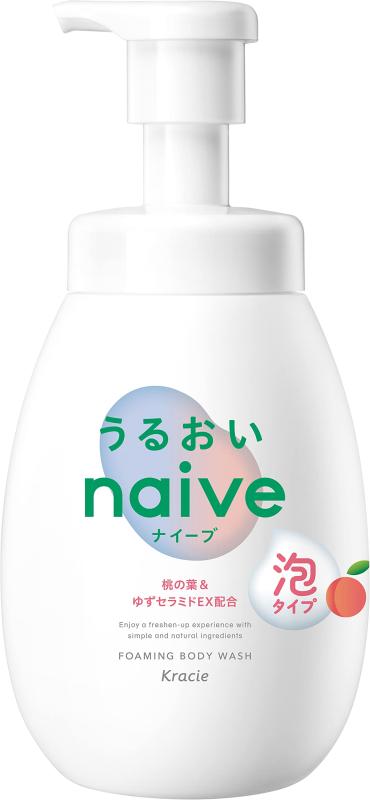 Rakuten - ナイーブ 泡で出てくる ボディソープ うるおいタイプ ポンプ 600ml | ボディーソープ ボディウォッシュ 石鹸 石けん せっけん 子供 キッズ ベビー ソープ