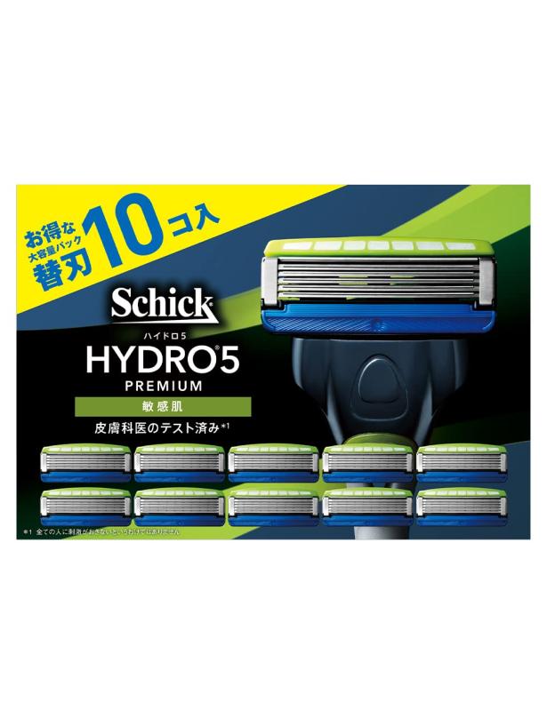 ハイドロ5プレミアム 敏感肌用 替刃(10コ入) 髭剃り カミソリ