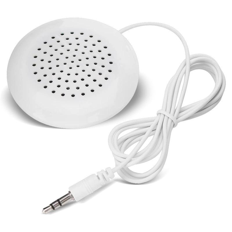ミニポータブルスピーカー、MP3、MP4、CDプレーヤー、携帯電話などのための新しいDIYピロースピーカー 3.5mmミニステレオスピーカー 子供のためのクリスマスプレゼント