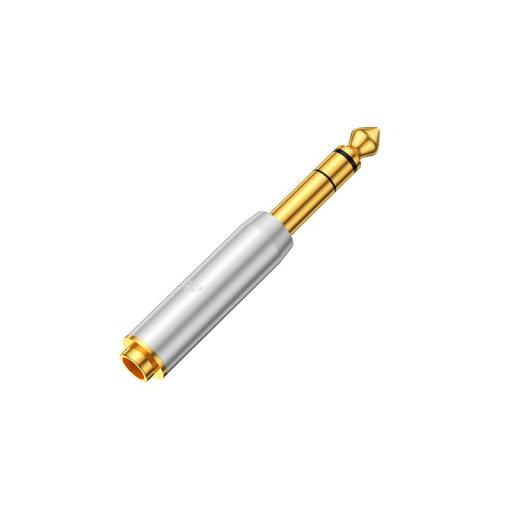 6.35mm-4.4mm 変換プラグ オーディオ変換 6.35mm(オス) - 4.4mm(メス) 純銅メッキ ヘッドフォン・スピーカー・アンプ・に適合する 1個 6.35mm-4.4mm 変換プラグ オーディオ変換 6.35mm(オス) - 4.4mm(メス) 純銅メッキ ヘッドフォン・スピーカー・アンプ・に適合する 1個