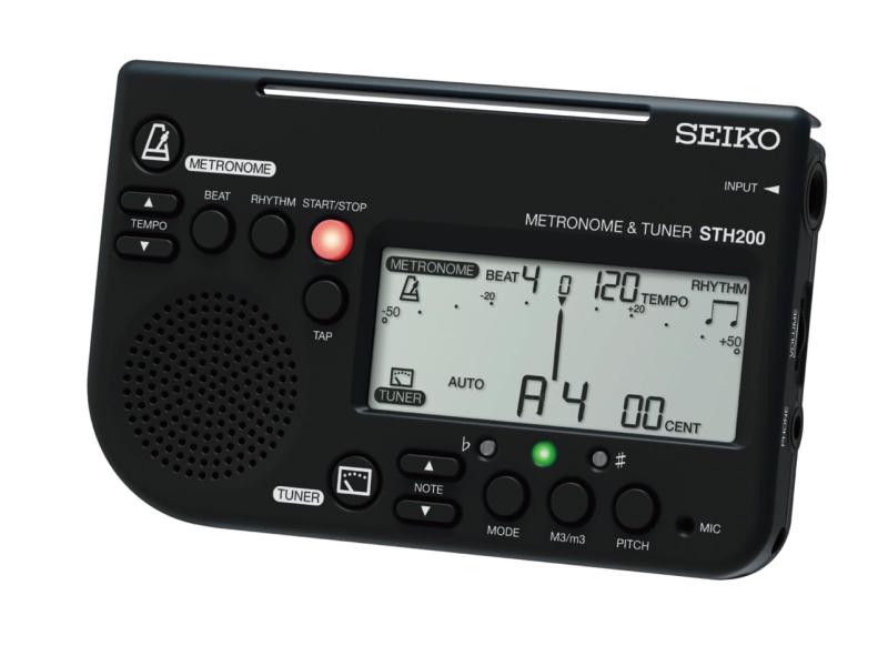 SEIKO セイコー メトロノームチューナー 大音量 譜面台取付可能 吹奏楽部に最適