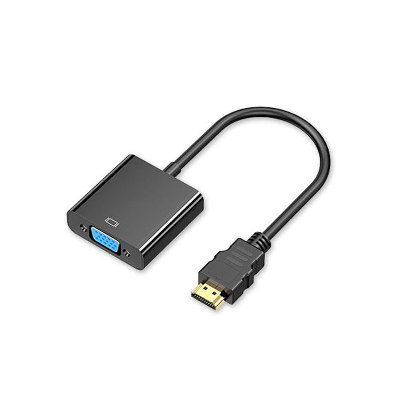 Rakuten - DMI to VGAアダプタ 1080PフルD対応 24K金メッキ端子 hdmi vga 変換ケーブル（オス-メス）コンピューター/デスク/PC/モニター/DTV/プロジェクター接続用