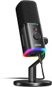 XLR/USB ゲーミングマイク ノイズキャンセリング PCマイク ポッドキャスト ストリーミング用 ダイナミックマイク ミュートボタン 単一指向性 YouTube 録音 ボイスチャット ライブ配信 ゲー