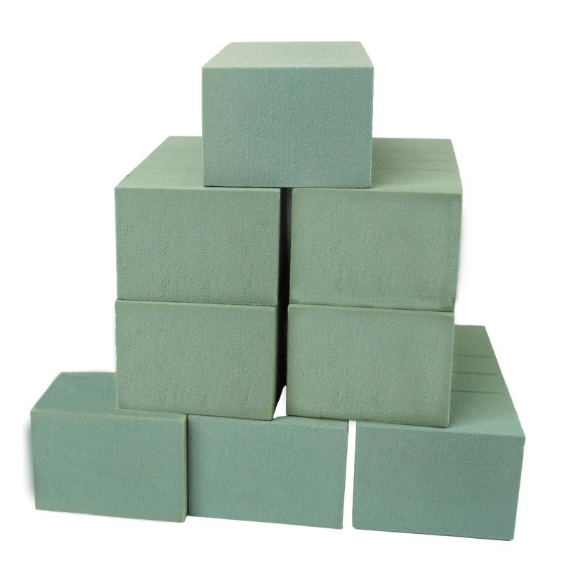 ポピー名古屋 フローラルフォーム 生花用 造花用 スポンジ グリーン 約23cm 生花用スポンジ 8ブリック