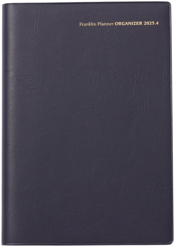 フランクリン・プランナー オーガナイザー 1日1ページ PVC 2025年4月始まり B6 ブラック 86490