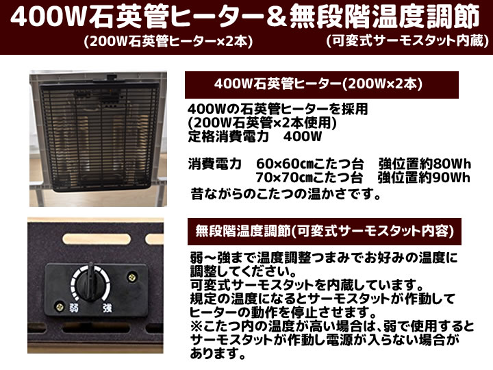 【あす楽 送料無料】こたつ台 60cm「 カジュアル こたつ テーブル 正方形 (天板リバーシブル) 」サイズ：60×60×高さ38.5cmこたつテーブル おしゃれ コタツ 白 ホワイト シンプル 黒 ブラック テーブル天板 両面 一人用 一人暮らし 二人用 センターテーブル