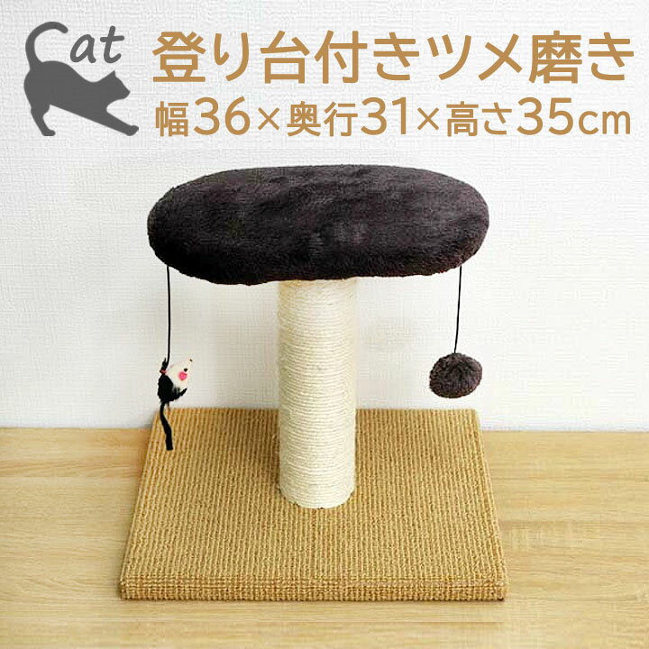 D-SERIES「 登り台付きつめ磨き D991 」幅36×奥行30×高さ35cmD-SERIES 登り台付き つめ磨き 猫 ねこ ネ..