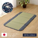 い草 ごろ寝マット ベビーマット 「 ことり 」70×120cm ベビー お昼寝 ねんね 保育園 サマーマット 7538209