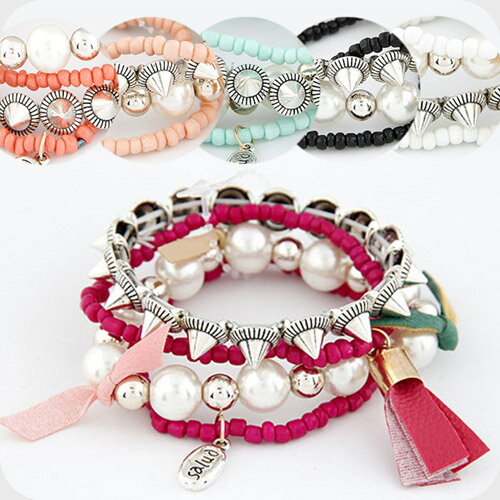 パール ブレスレット 4本 セット びょう レディース 女性 ギフト 彼女 誕生日 母の日