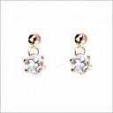 【キャンペーン】 天然 アクアマリン 揺れる ピアス K10 一粒 10K 10金 小ぶり 40代 30代 20代 女性 上品 華奢 プレゼント ギフト 誕生日...