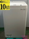 【ポイント10倍 6月限定 要エントリー】【中古】シャープ SHARP 洗濯機 5.5Kg 2021年式 ES-GE5E-W 地域限定送料・設置無料