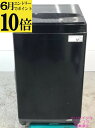 【ポイント10倍 6月限定 要エントリー】【中古】ニトリ NITORI 洗濯機 6KG 2023年式 NTR60 地域限定送料・設置無料