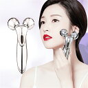 【 送料無料 】 美顔器 リフトアップ 美顔ローラー 微弱電流 防水仕様 充電不要 小顔ローラー 美顔ローラー レディース ボディケア フェイスケア マイクロカ...