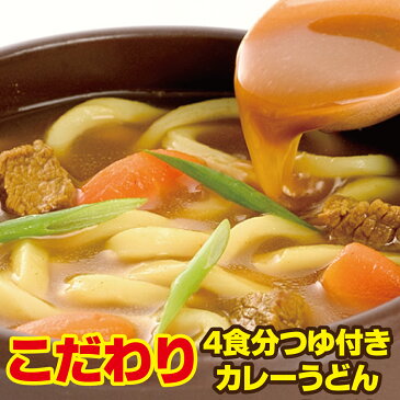 【讃岐うどん 送料無料　ゆうパケット】讃岐カレーうどん超お得GO!GO!GO!お試しセット（4食）【smtb-kd】【代引き不可】取材お断り！楽天限定販売！！「さぬきうどん」