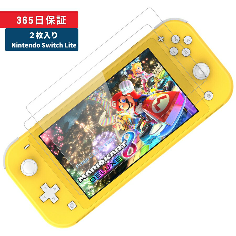 Nintendo Switch lite ガラスフィルム 2枚