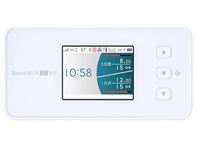 セイモバイル★UQ Speed Wi-Fi 5G X11 NAR01 [スノーホワイト]　新品未使用品 白ロム