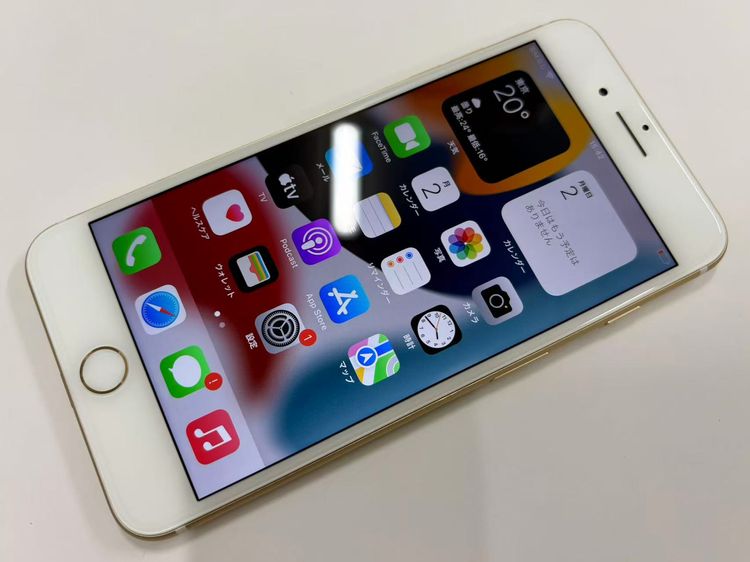 【中古S】バッテリー100％★ SIMフリー iPhone 7 Plus 256GB[ゴールド]