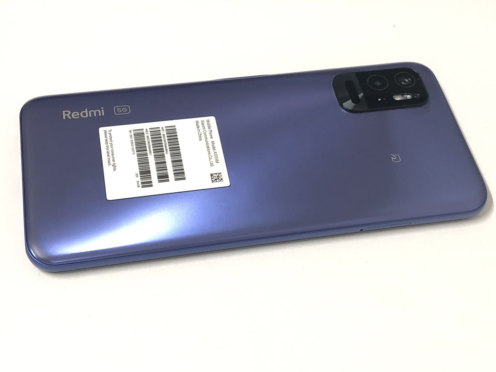 【中古Aランク】 SIMフリー ソフトバンク版 Redmi Note 10T 64GB ナイトタイムブルー [A101XM]