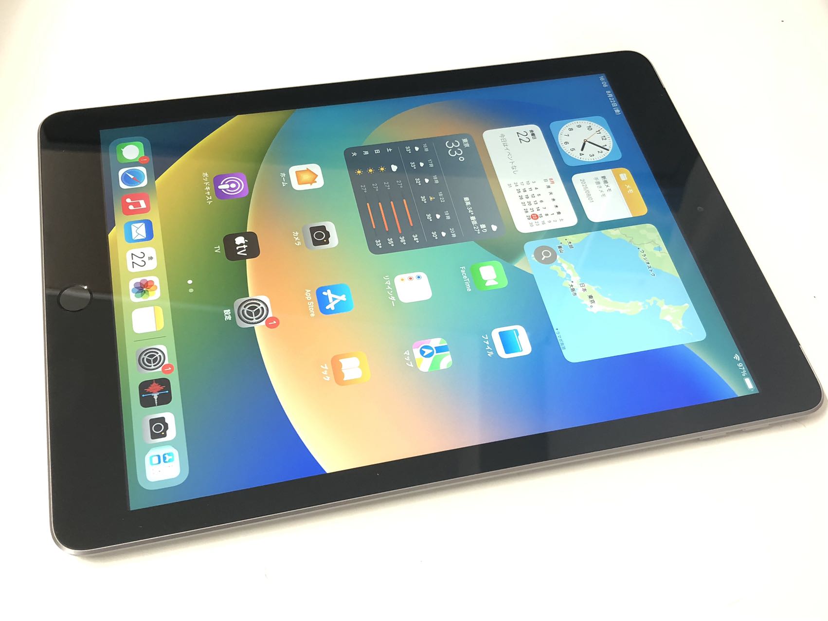 セイモバイル★【中古Aランク】 iPad (第5世代) Wi-Fi 128GB スペースグレイ MP2H2J/A