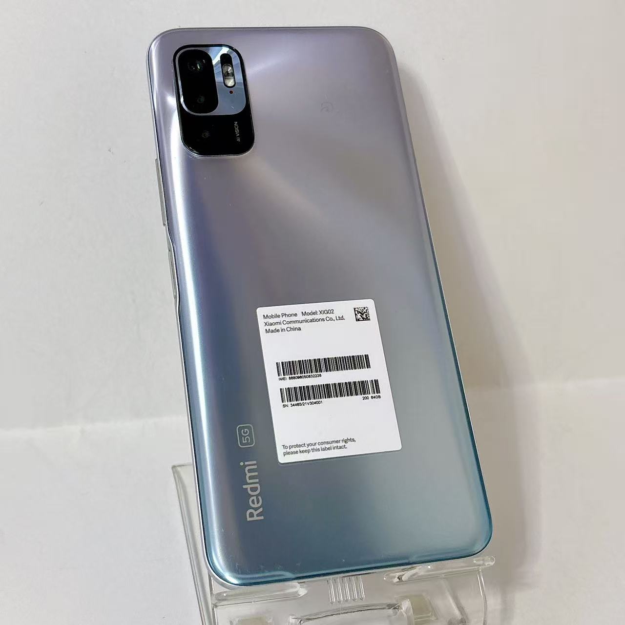 【中古A】SIMフリー AU Redmi Note 10 JE [クロームシルバー] XIG02