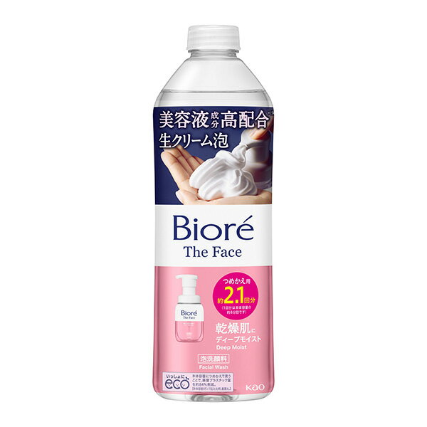 KAO - ビオレ　ザフェイス　泡洗顔料　ディープモイスト　つめかえ用　340ml　 　花王
