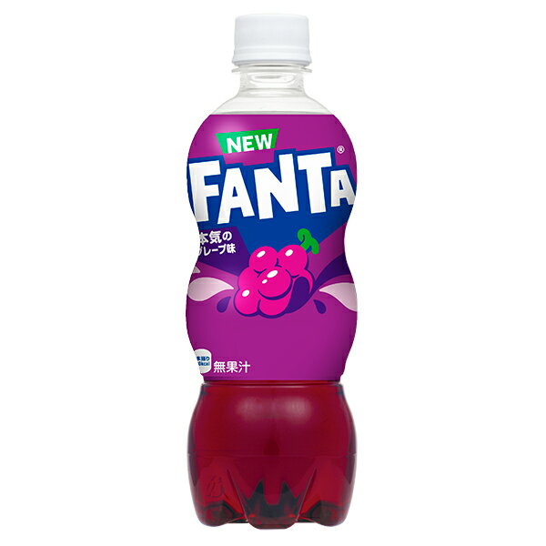 Rakuten - ファンタグレープ 500ml×24本入り (1ケース)