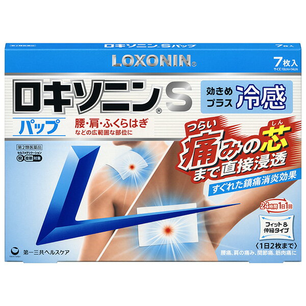 ★【第2類医薬品】 ロキソニンSパップ (7枚)