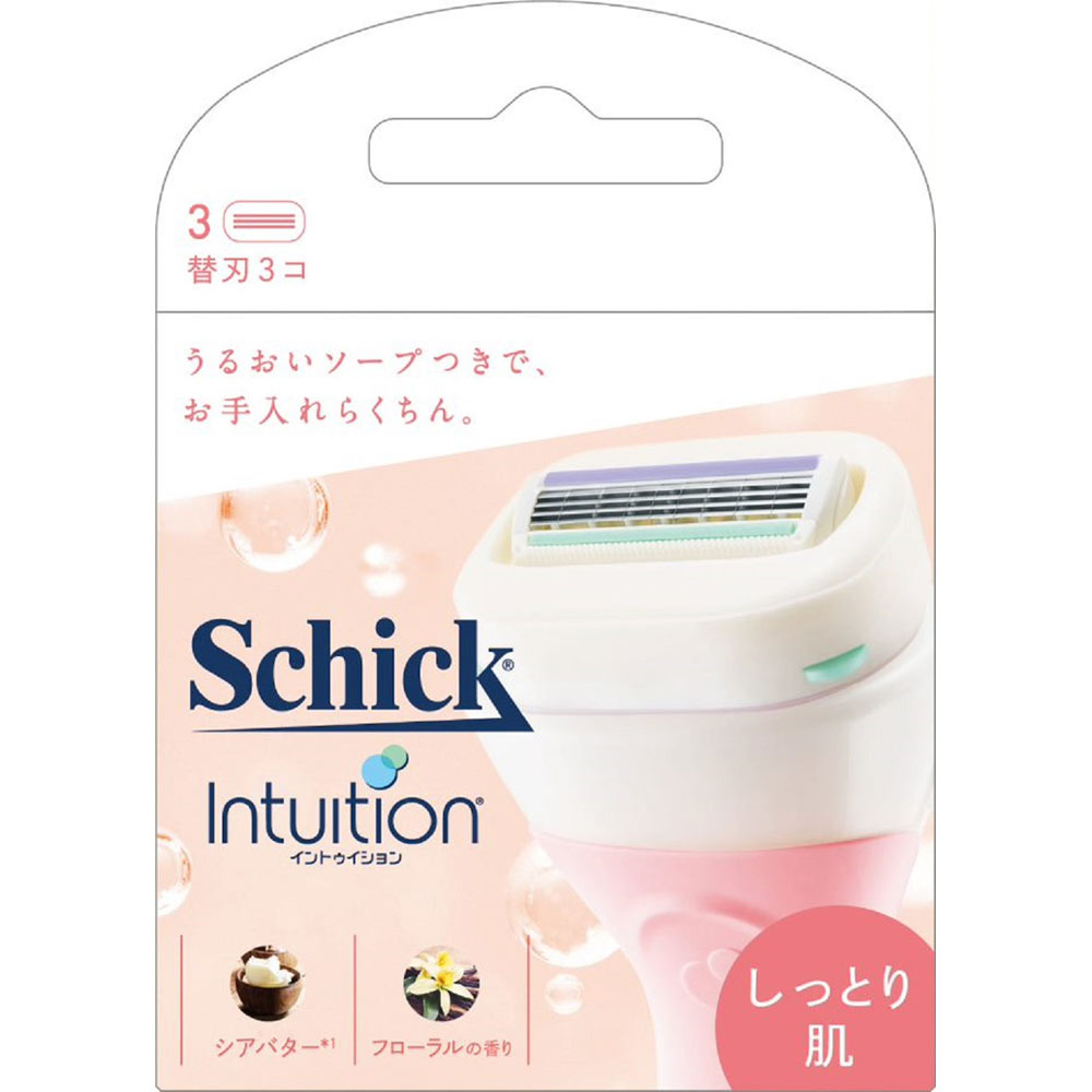 シック イントゥイション しっとり肌 替刃 3個