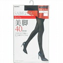 サブリナ アクティFタイツ 美脚40D L-LL ブラック(4)