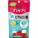 UHA グミサプリ 鉄+ヒアルロン酸 14日分(28粒)