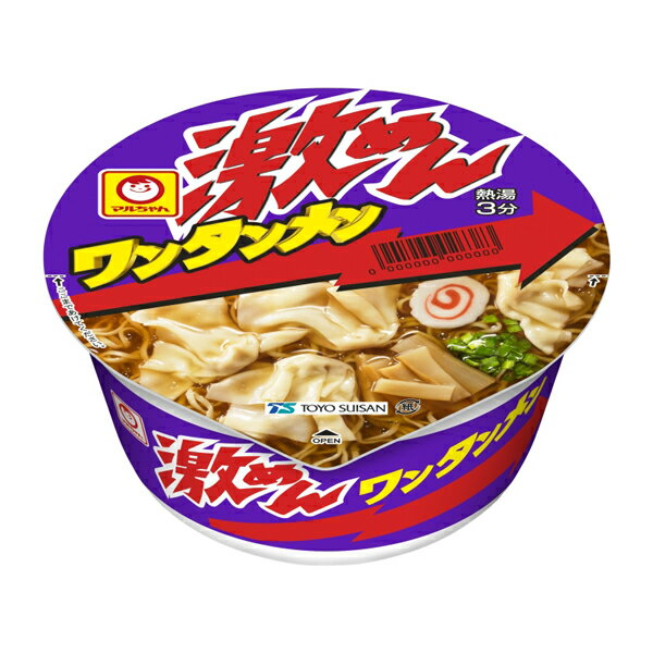マルちゃん 激めんワンタンメン 92g×12個入り (1ケース) (KT)のサムネイル
