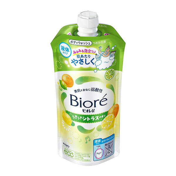 Soaps, Body Washes - 花王 ビオレu うきうきシトラスの香り つめかえ用 320ml　花王